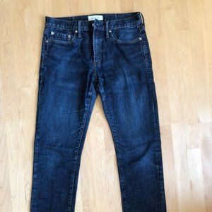 Stretch Denim Dark Wash Slim Fit Jeans